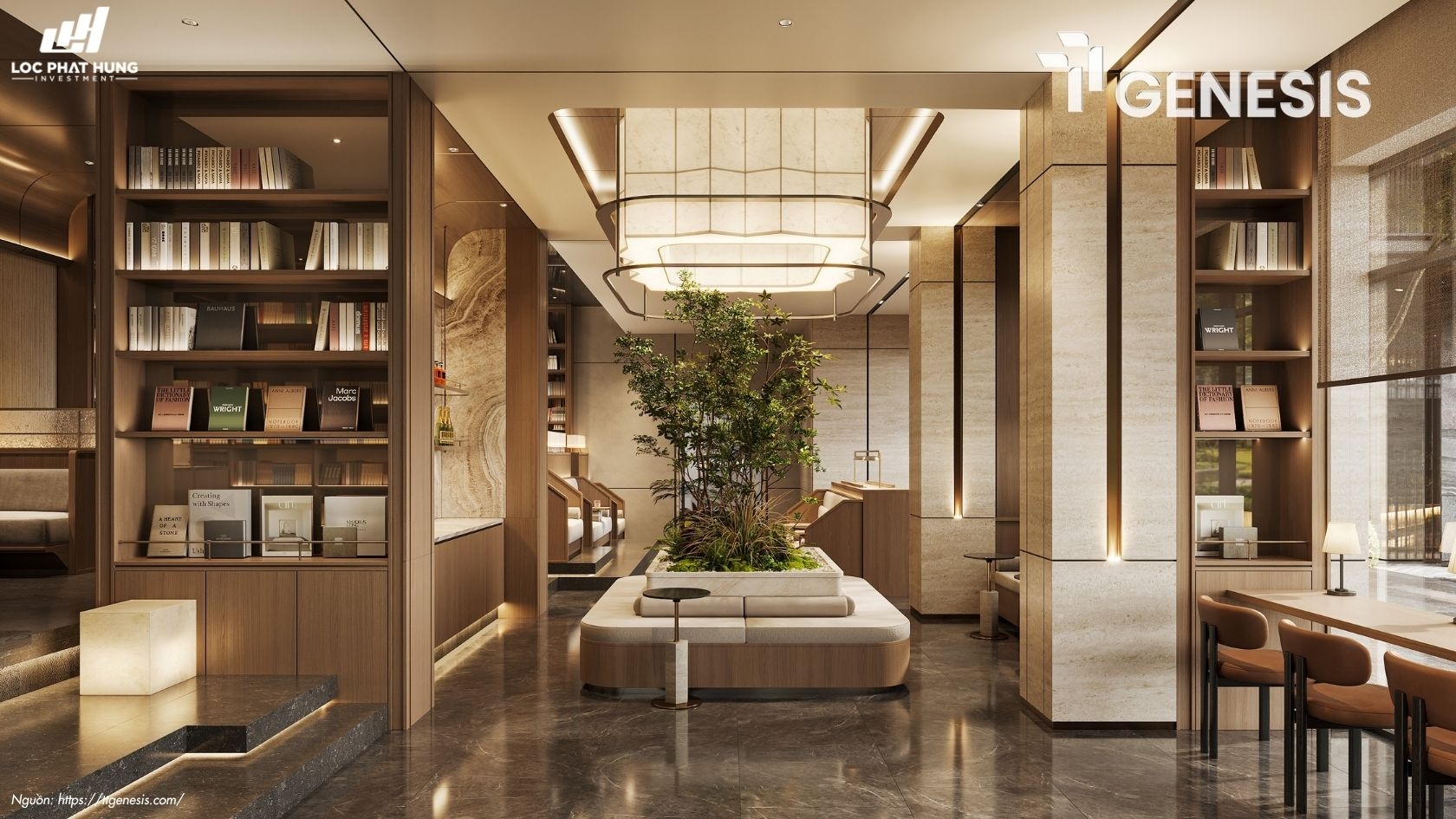 Tiện Ích Nội Khu LIMINAIRE LIBRARY Căn Hộ Chung Cư TT Genesis
