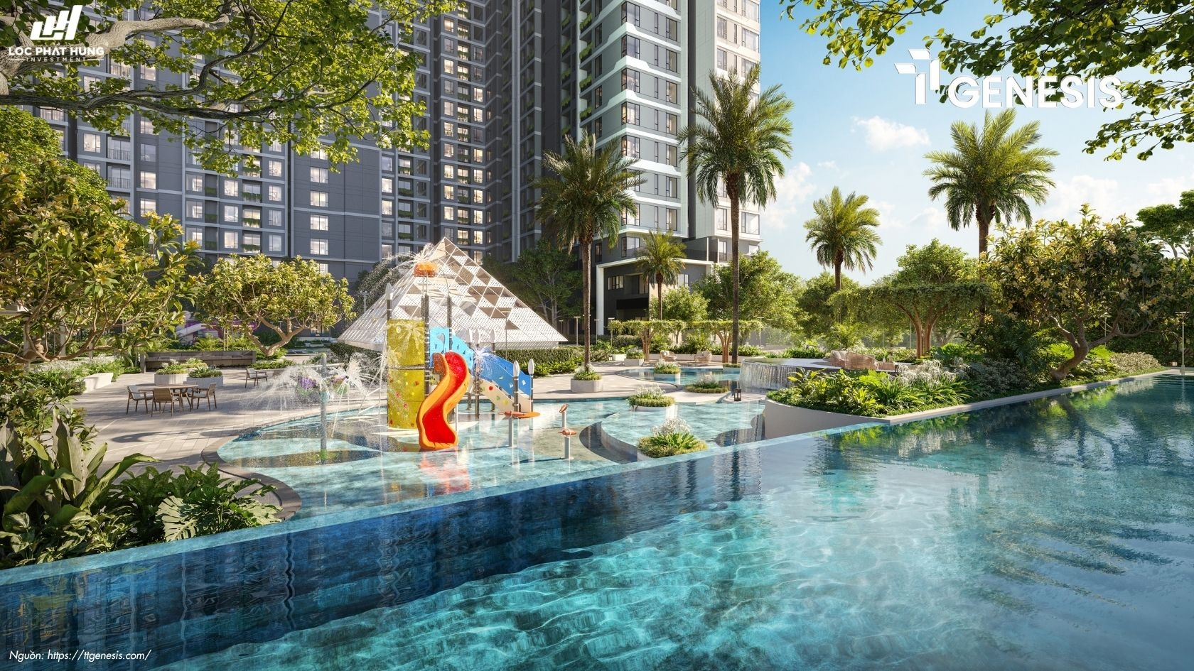 Tiện Ích Khu Vui Chơi Trẻ Em Căn Hộ Chung Cư TT Genesis 