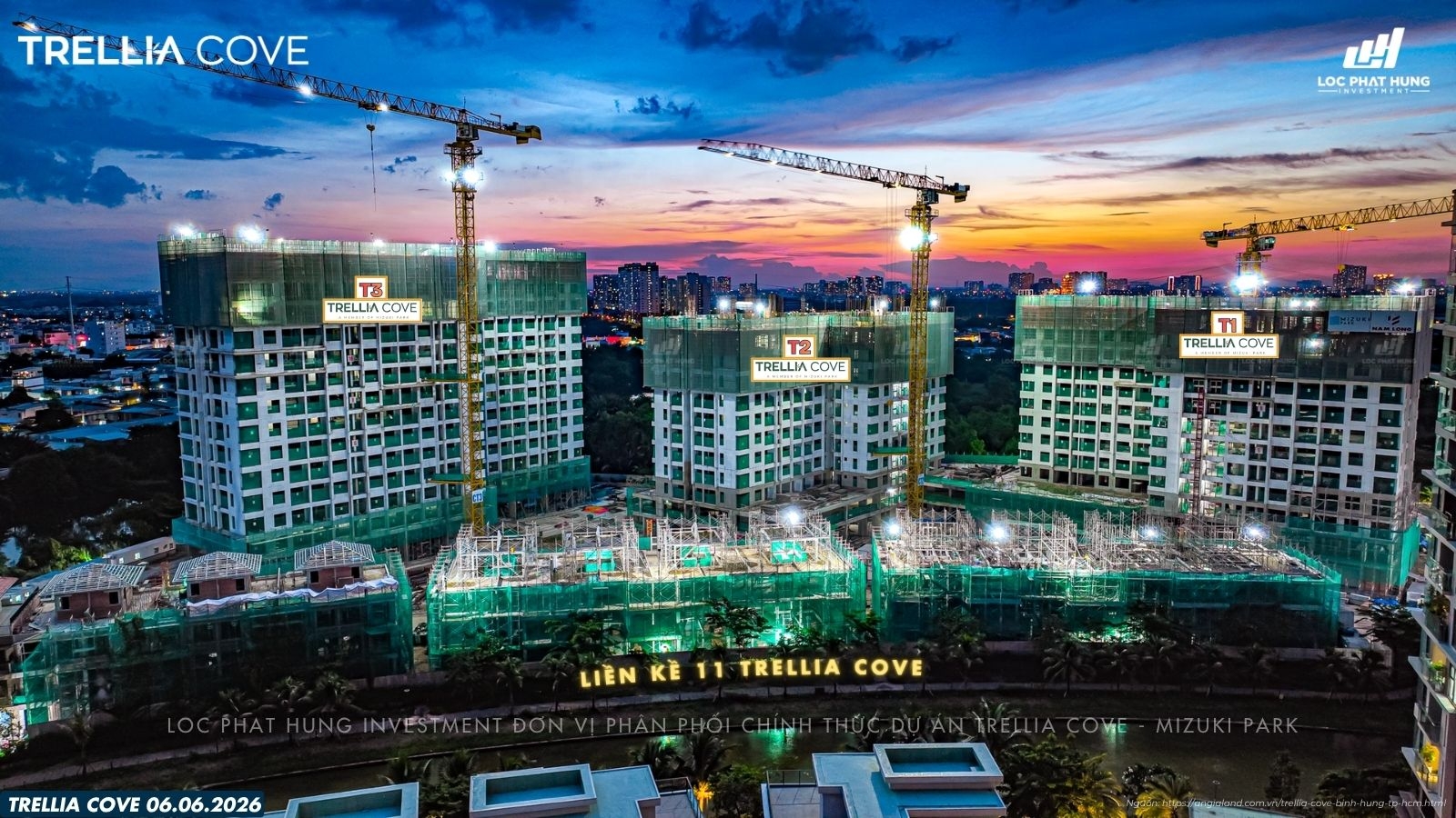 Tiến độ Trellia Cove 06.06.2026