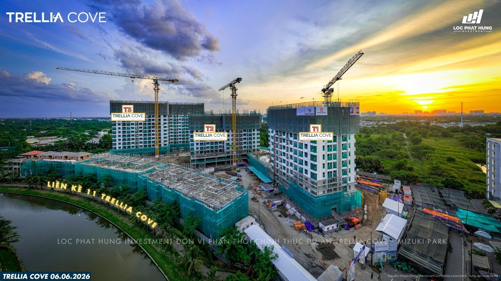Tiến độ Trellia Cove 06.06.2026