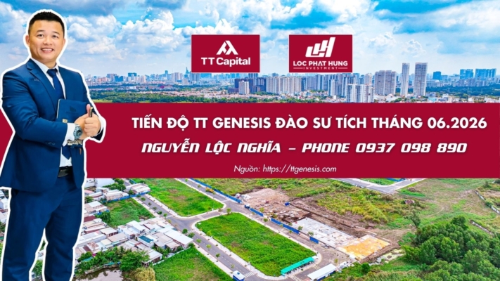 Tiến độ xây dựng TT Genesis tháng 06.2026