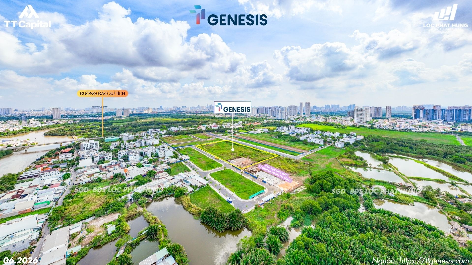 Tiến độ xây dựng TT Genesis tháng 06.2026