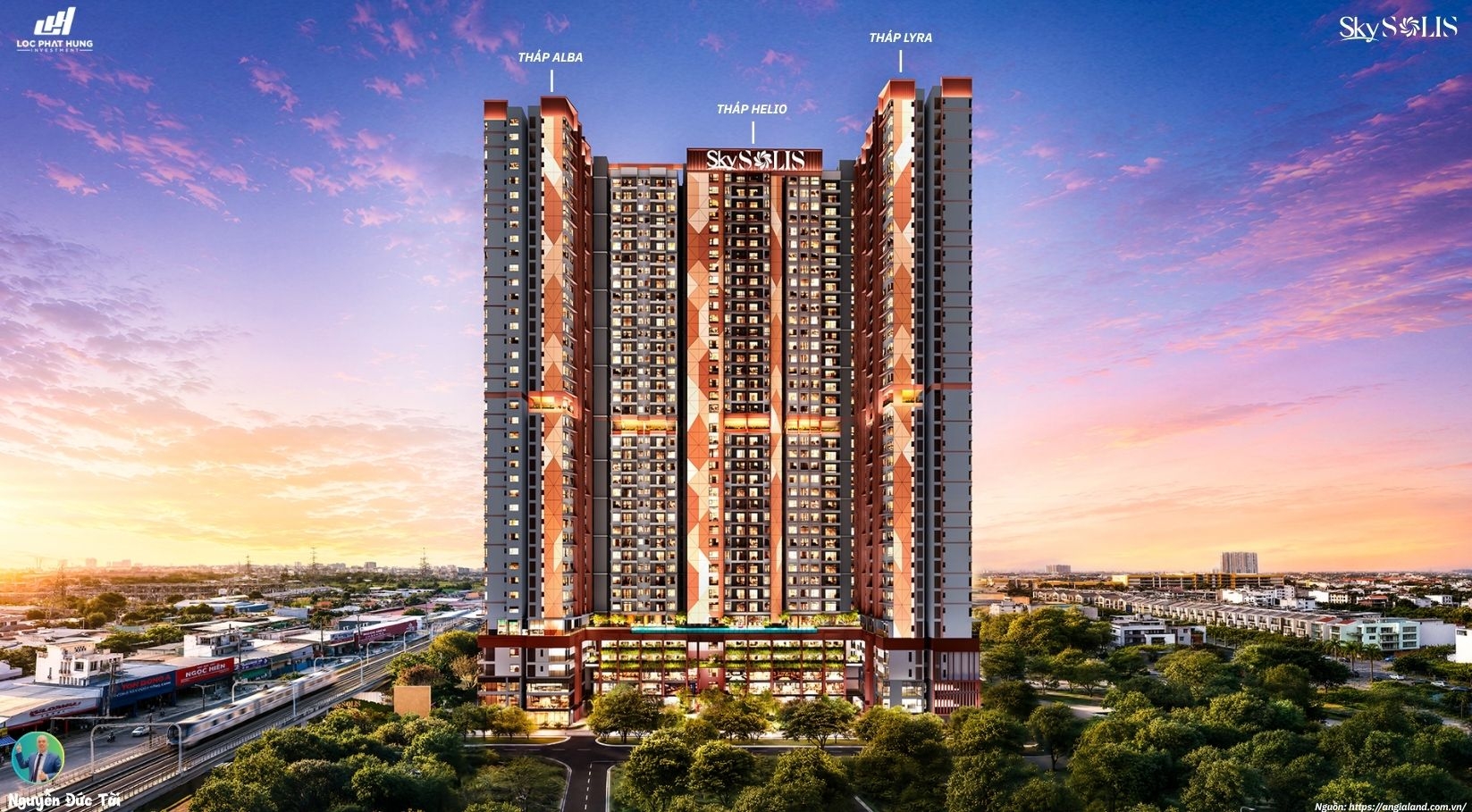 Phối Cảnh Tổng Thể Dự án Căn Hộ Chung Cư Cao Cấp Sky Solis