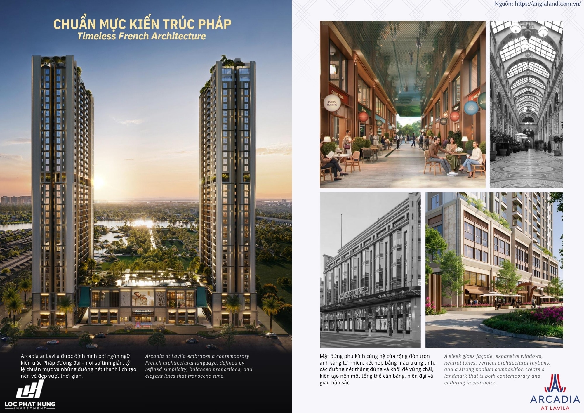Chuẩn Mực Kiến Trúc Pháp Tại Dự án Arcadia At Lavila