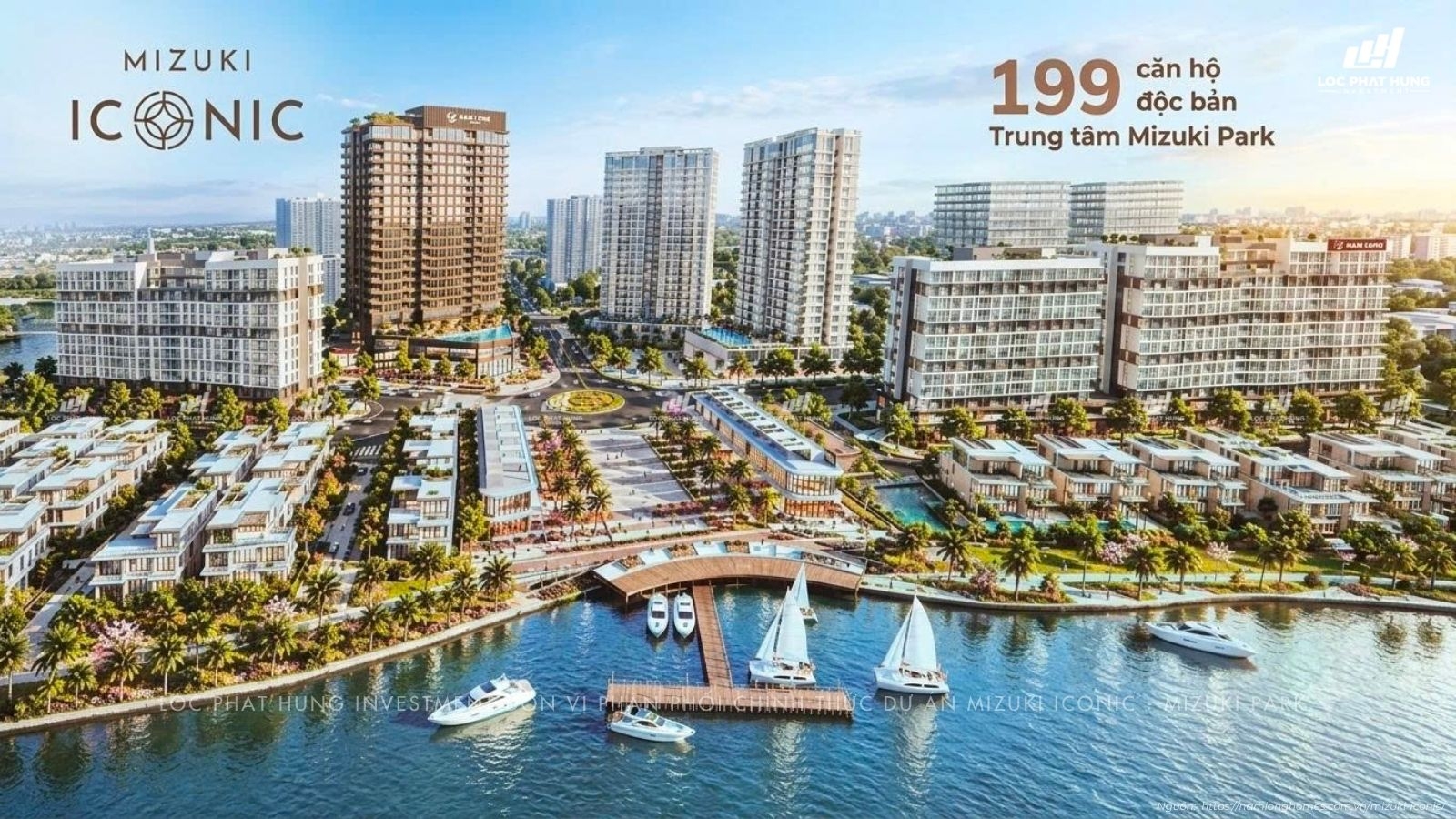 Phối cảnh dự án Mizuki Iconic - CCTM1 - KĐT Mizuki Park