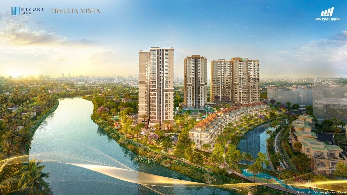 Phối cảnh tổng thể dự án Trellia Vista