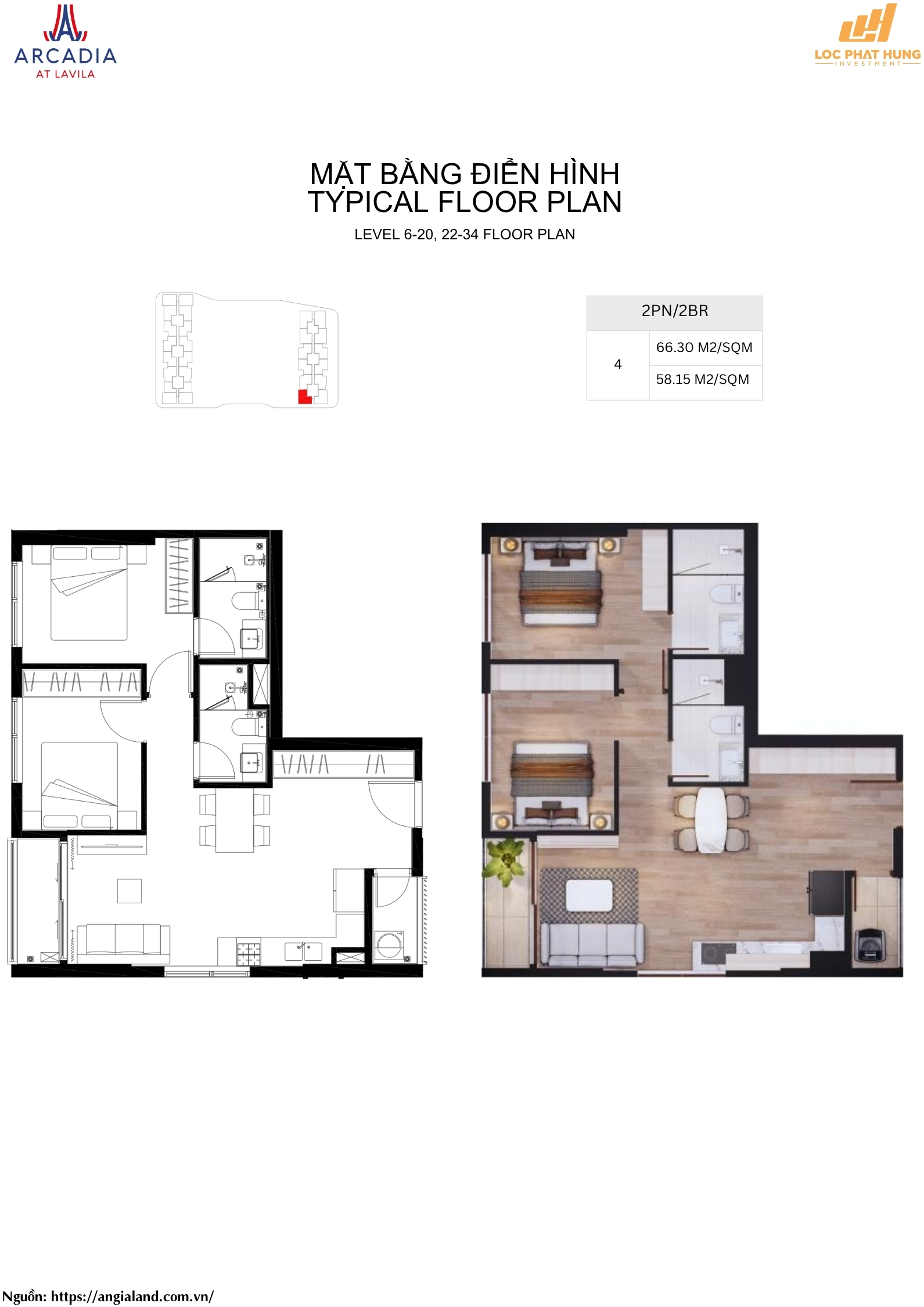 Thiết Kế Chi Tiết Căn Hộ 2pn Chung Cư Arcadia At Lavila