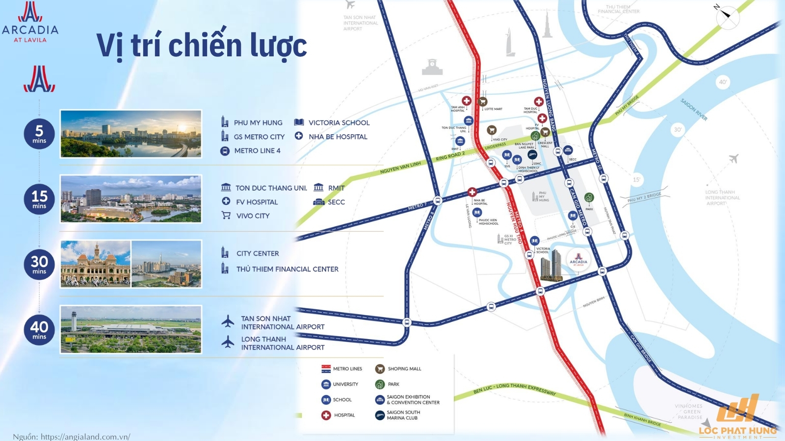 Vị Trí Chiến Lược Dự Án Căn Hộ Arcadia At Lavila