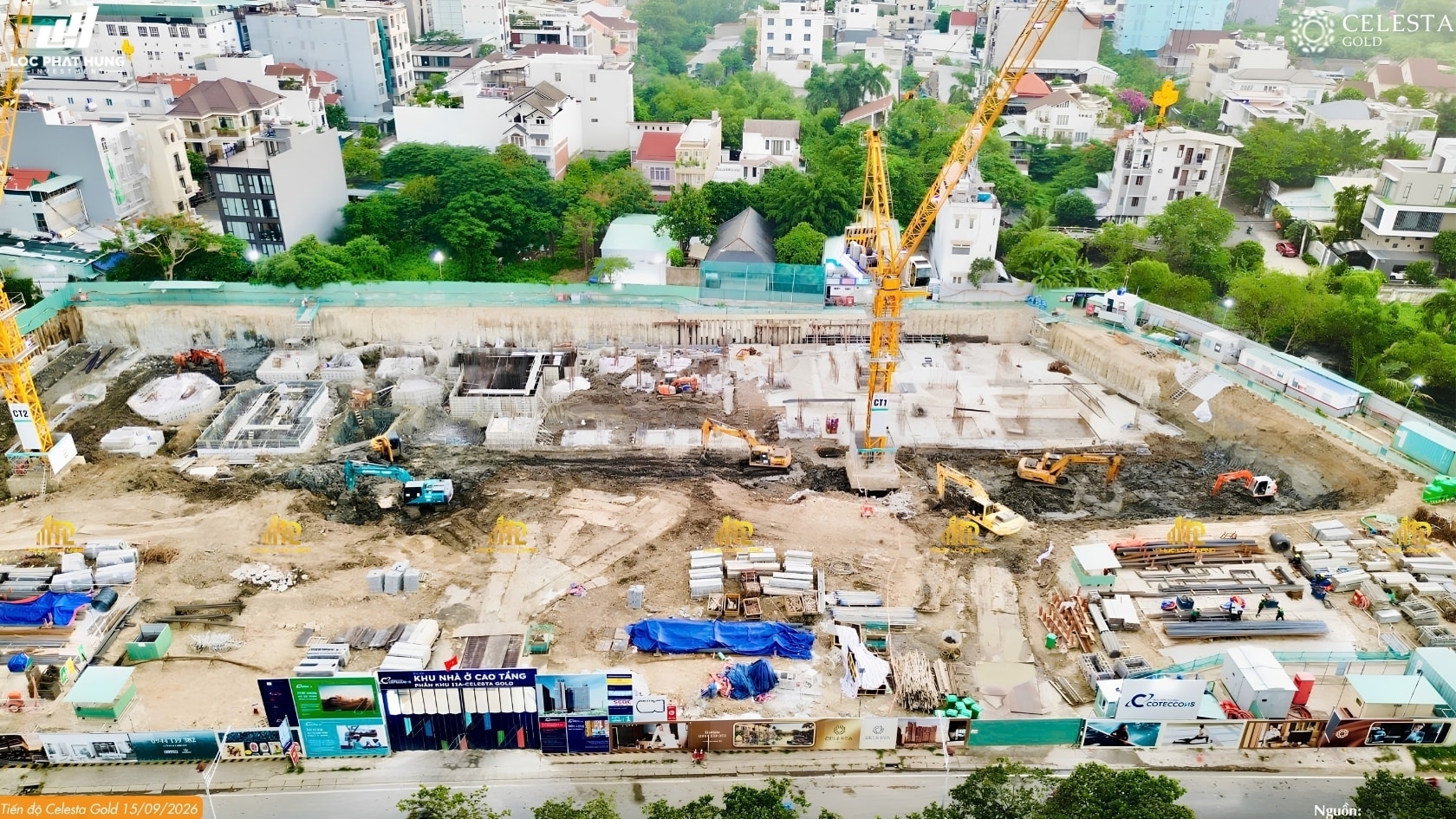 Tiến Độ Thi Công Ngày 15.09.2026 Căn Hộ Celesta Gold Nhà Bè