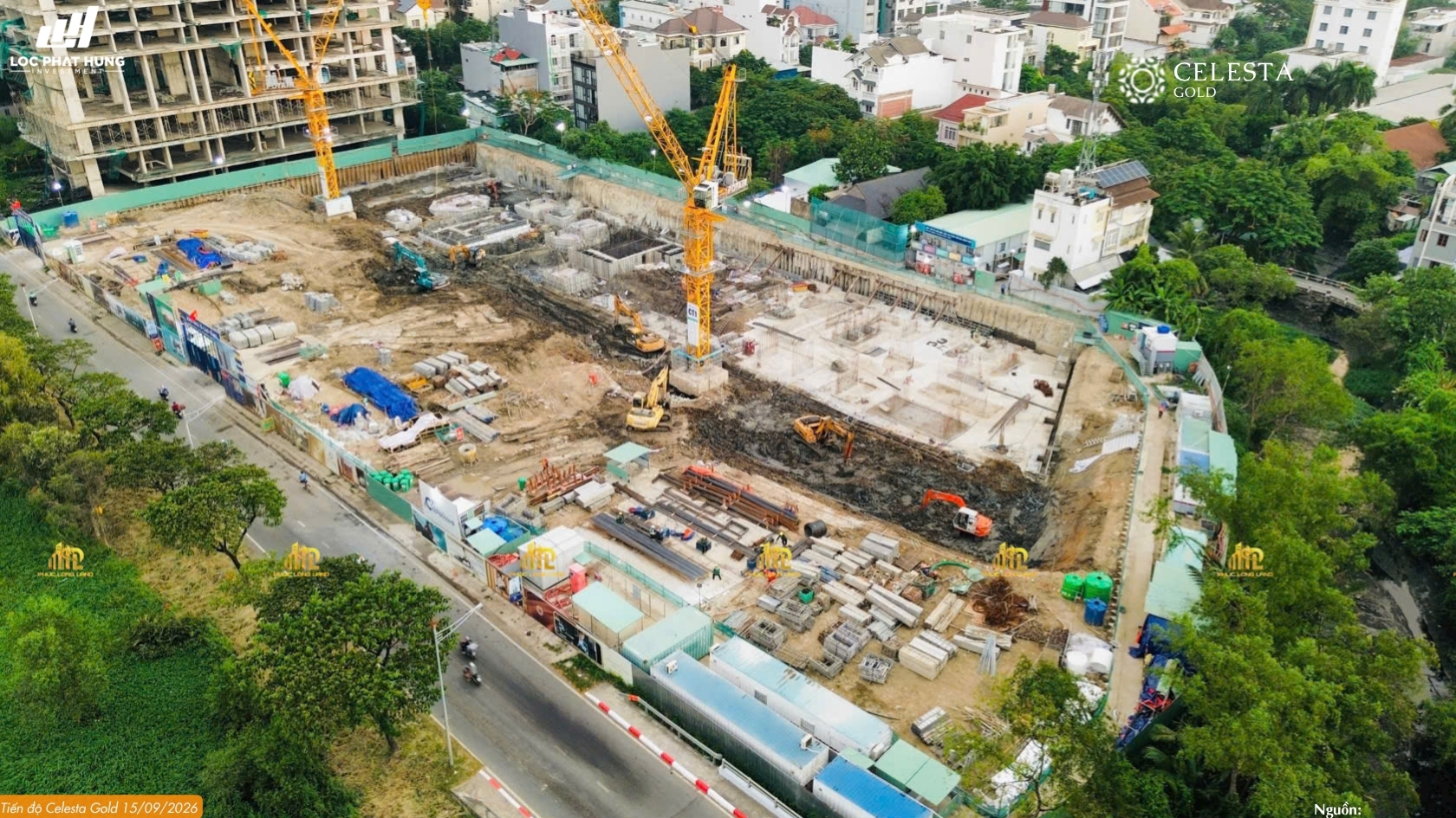 Tiến Độ Thi Công Ngày 15.09.2026 Căn Hộ Celesta Gold Nhà Bè