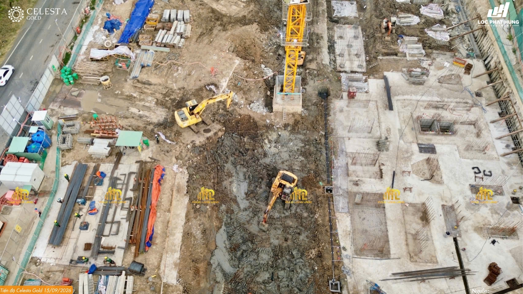 Tiến Độ Thi Công Ngày 15.09.2026 Căn Hộ Celesta Gold Nhà Bè
