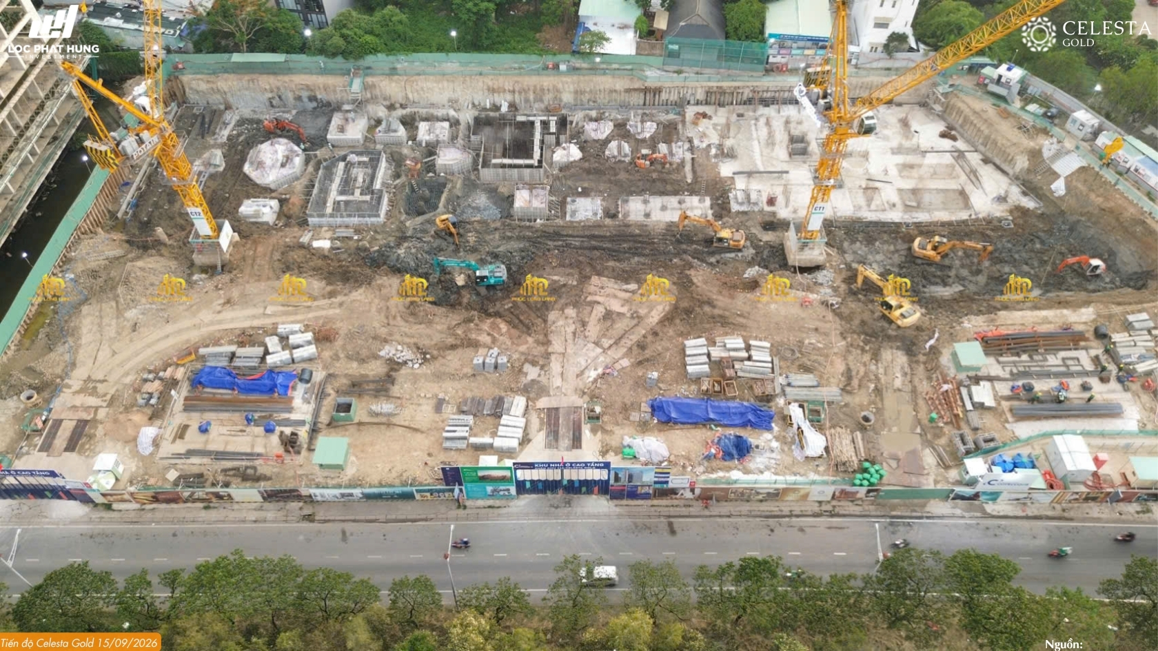 Tiến Độ Thi Công Ngày 15.09.2026 Căn Hộ Celesta Gold Nhà Bè